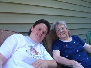 Me and Mom July 2009