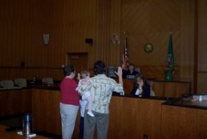 Adopting Kaylen Courtroom